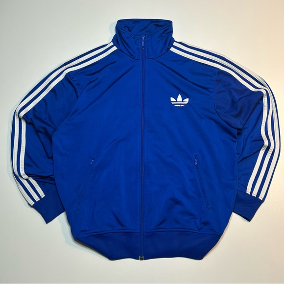 adidas Other - Adidas Originals Adicolor Firebird Track Top Jacket Royal Blue White Large